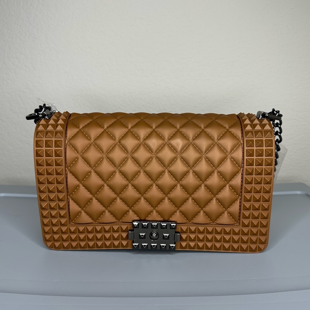 Brown PVC Purse